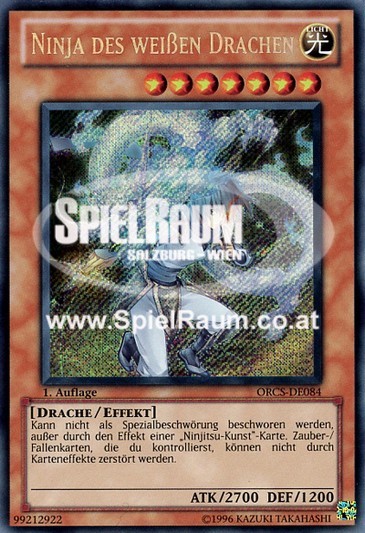 White Dragon Ninja Single: Yu-Gi-Oh! Order of Chaos Einzelkarte