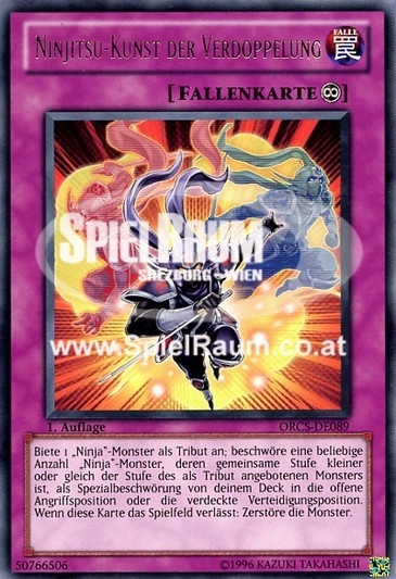 Ninjitsu Art of Duplication Single: Yu-Gi-Oh! Order of Chaos Einzelkarte