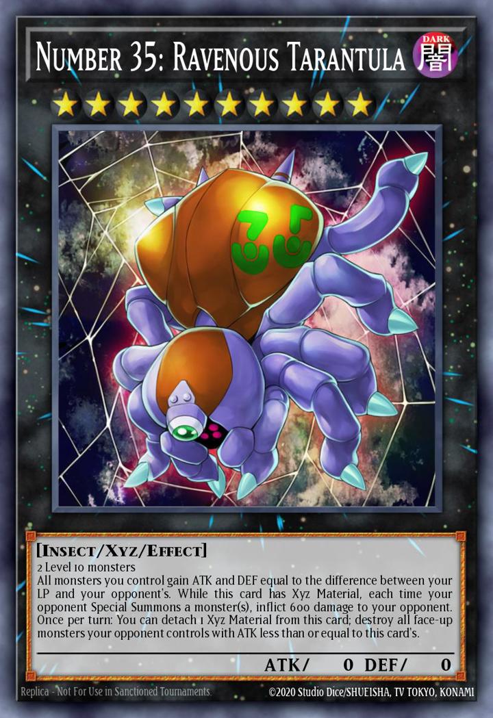 Number 35: Ravenous Tarantula Single: Yu-Gi-Oh! Premium Gold: Infinite Gold Einzelkarte