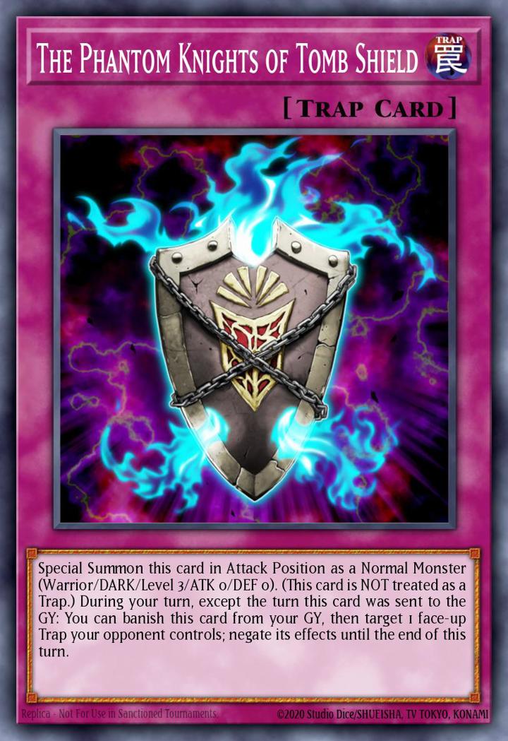 The Phantom Knights of Tomb Shield Single: Yu-Gi-Oh! Premium Gold: Infinite Gold Einzelkarte