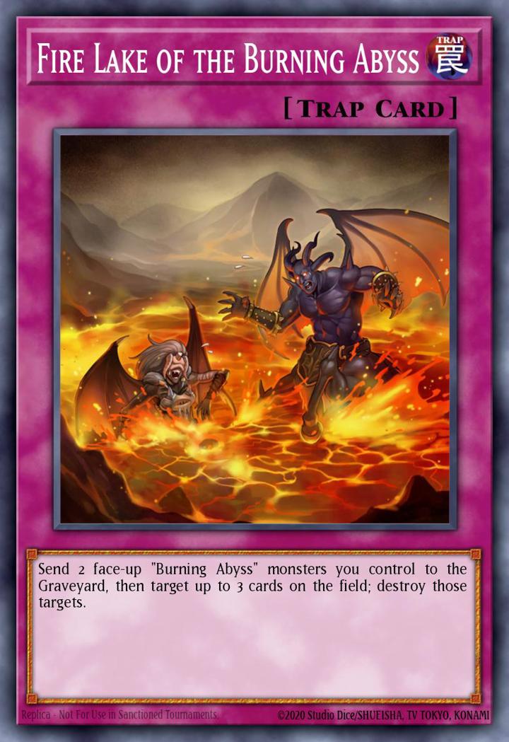 Fire Lake of the Burning Abyss Single: Yu-Gi-Oh! Premium Gold: Infinite Gold Einzelkarte