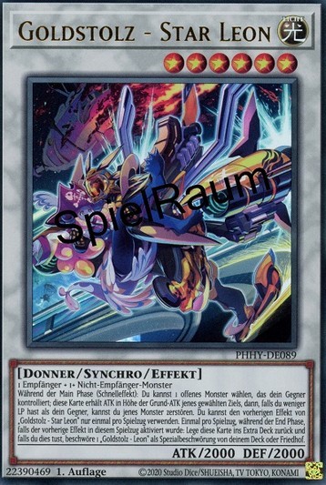 Gold Pride - Star Leon Single: Yu-Gi-Oh! Photon Hypernova Einzelkarte