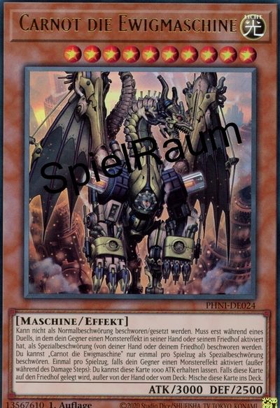 Carnot the Eternal Maching (V.1 - Ultra Rare)