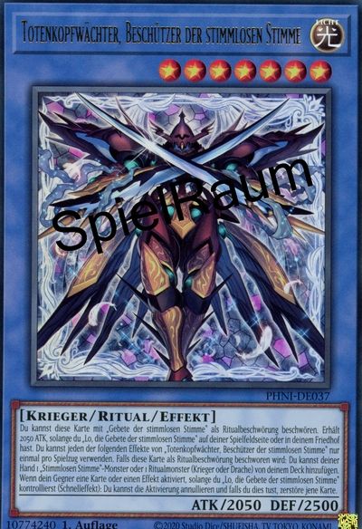 Skull Guardian, Protector of the Voiceless Voice (V.1 - Ultra Rare)