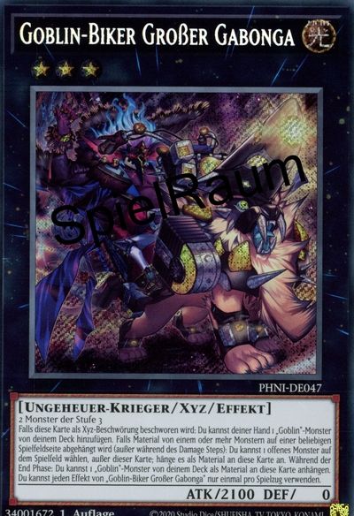 Goblin Biker Big Gabonga (V.1 - Secret Rare)