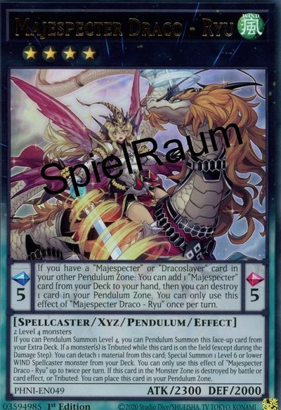 Majespecter Draco - Ryu (V.1 - Ultra Rare)