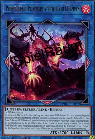 Promethean Princess, Bestower of Flames (V.1 - Ultra Rare)
