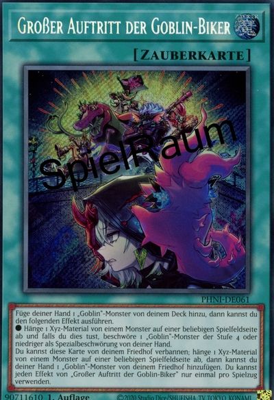 Goblin Biker Grand Entrance (V.1 - Secret Rare)