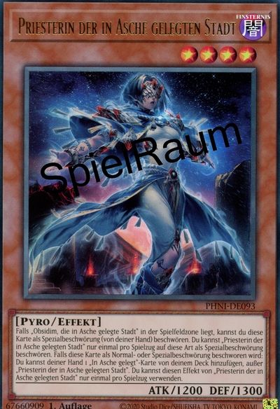 Priestess of the Ashened City (V.1 - Ultra Rare)