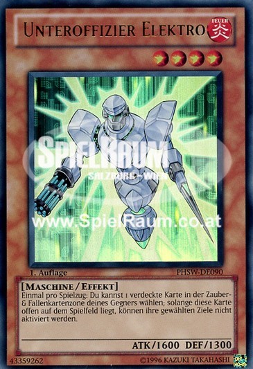 Sergeant Electro (V.1 - Ultra Rare)