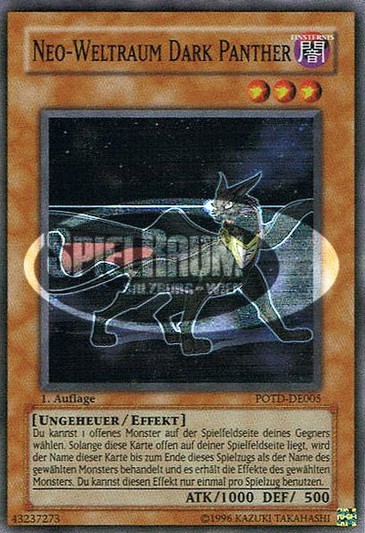 Neo-Spacian Dark Panther (V.1 - Super Rare)