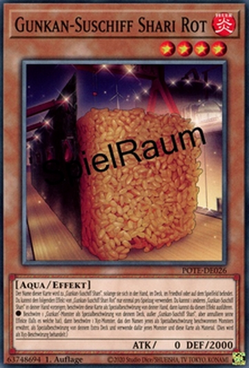 Gunkan Suship Shari Red