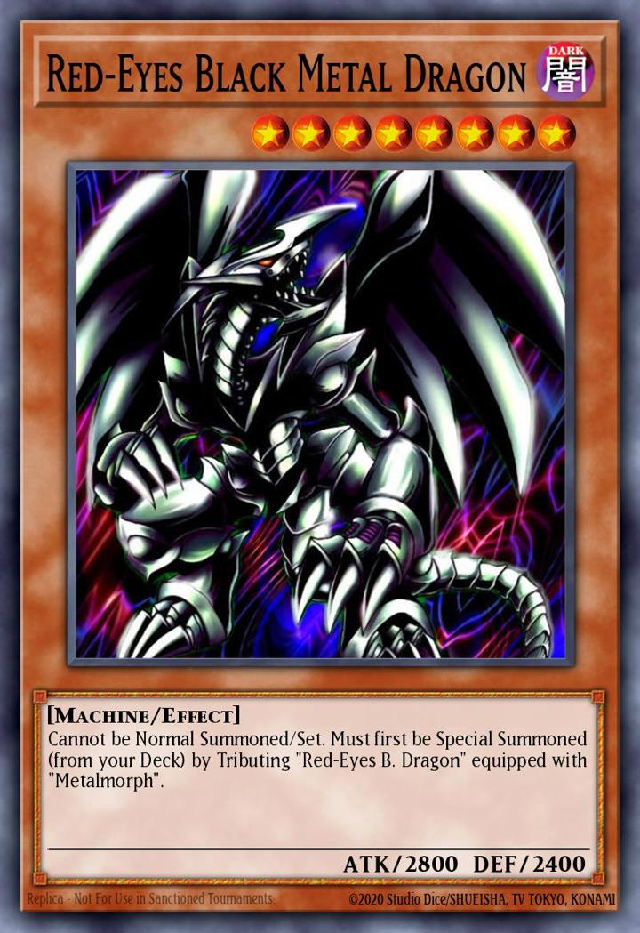 Red-Eyes Black Metal Dragon (V.1 - Super Rare) Single: Yu-Gi-Oh! Premium Pack 1 Einzelkarte