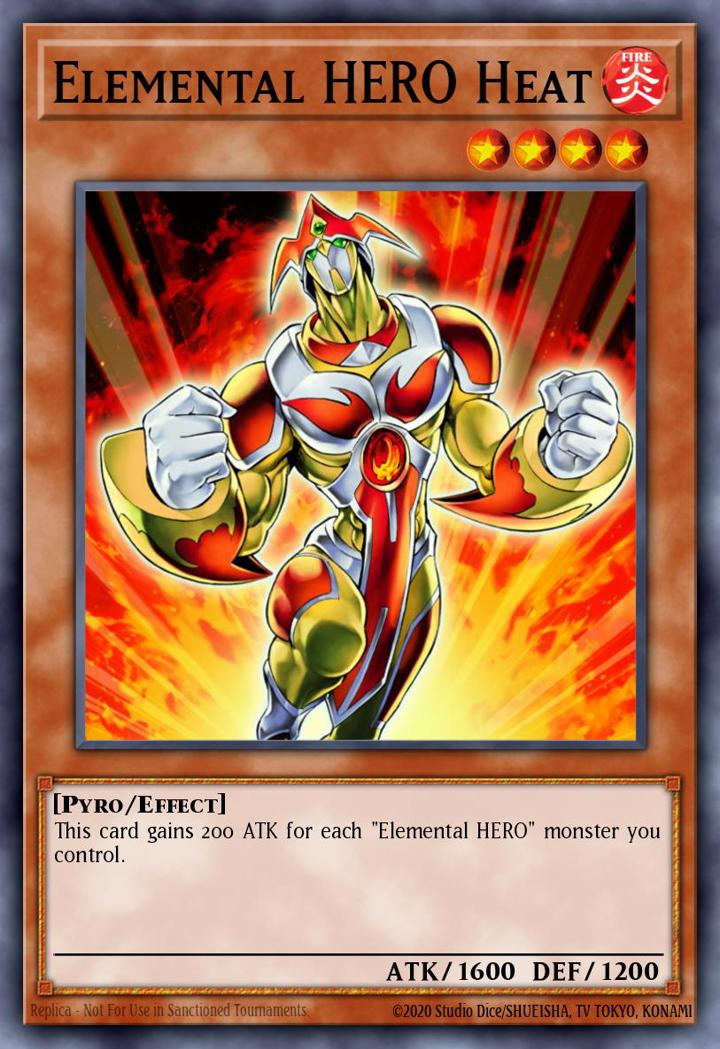 Elemental HERO Heat (V.1 - Super Rare)