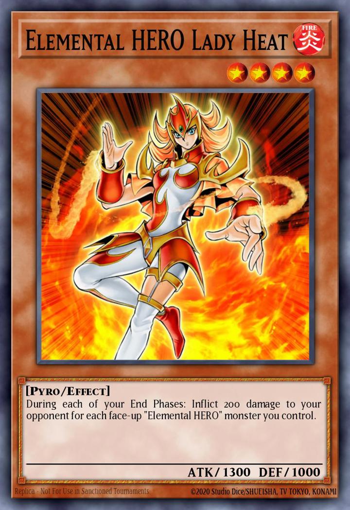 Elemental HERO Lady Heat (V.1 - Super Rare)