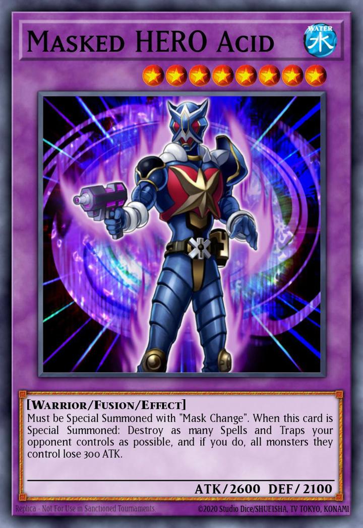 Masked HERO Acid Single: Yu-Gi-Oh! Premium Collection Einzelkarte