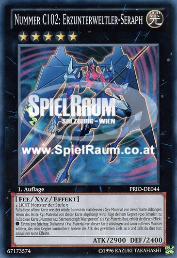 Number C102: Archfiend Seraph (V.1 - Super Rare)