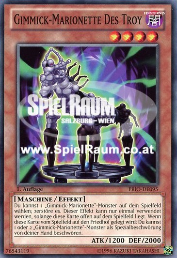 Gimmick Puppet Des Troy