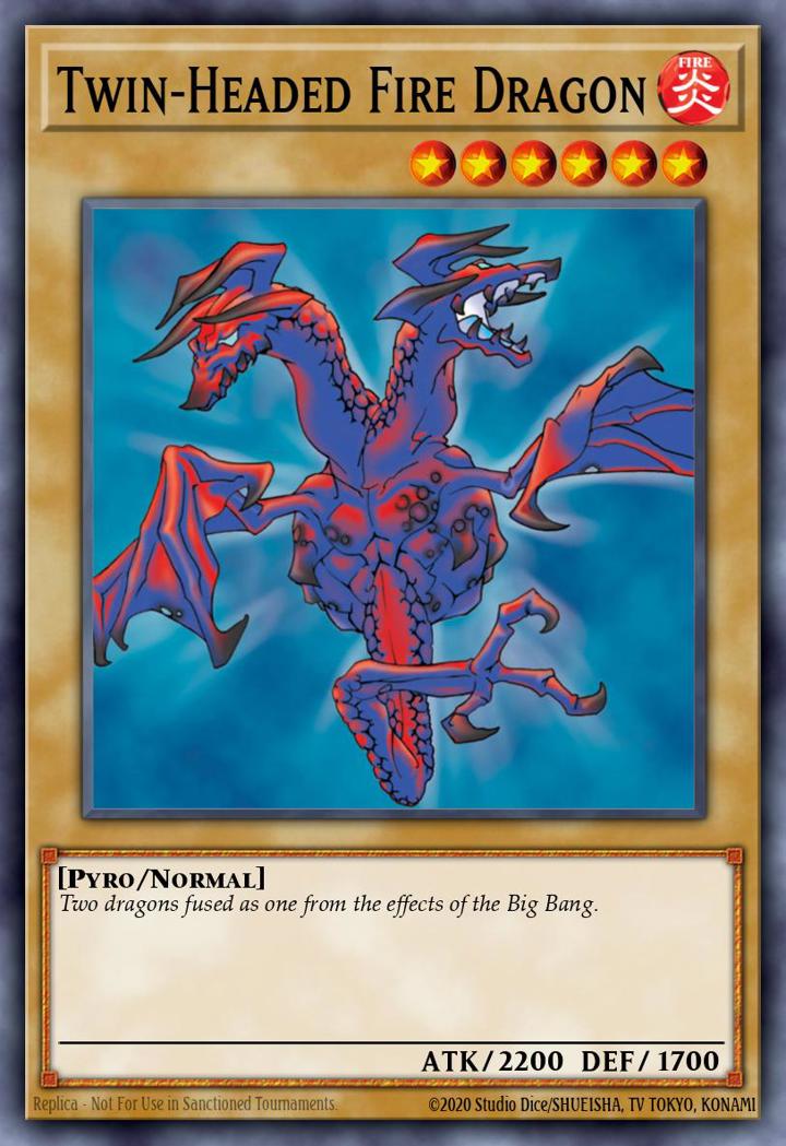 Twin-Headed Fire Dragon (V.3 - Common)