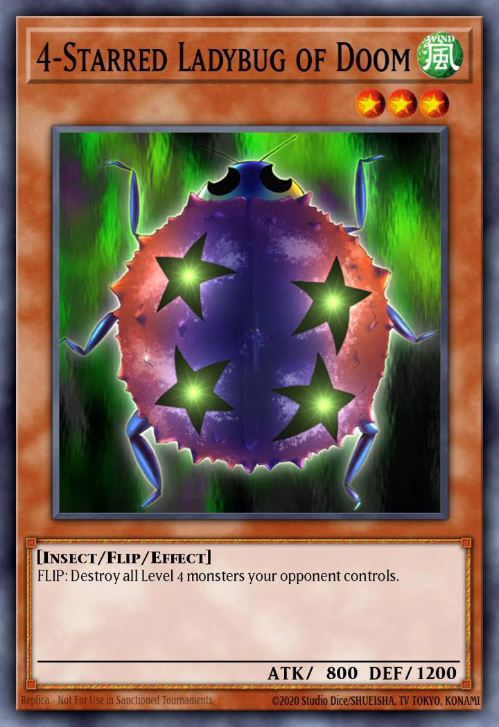 4-Starred Ladybug of Doom (V.3 - Common)