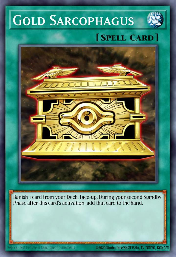 Gold Sarcophagus Single: Yu-Gi-Oh! Pharaoh Tour 2007 Einzelkarte