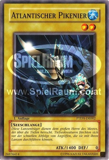Atlantean Pikeman Single: Yu-Gi-Oh! Phantom Darkness Einzelkarte
