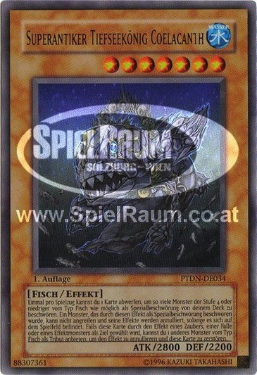 Superancient Deepsea King Coelacanth (V.2 - Ultimate Rare) Single: Yu-Gi-Oh! Phantom Darkness Einzelkarte
