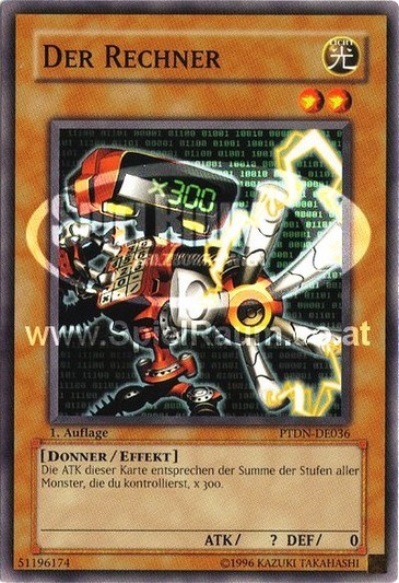 The Calculator Single: Yu-Gi-Oh! Phantom Darkness Einzelkarte