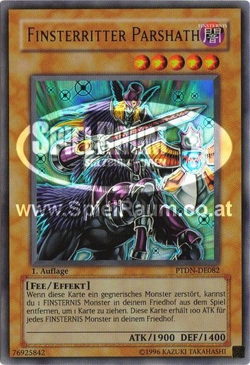 Darknight Parshath (V.1 - Ultra Rare) Single: Yu-Gi-Oh! Phantom Darkness Einzelkarte