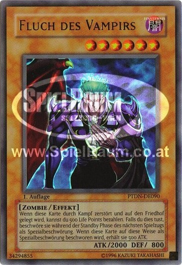 Vampire's Curse (V.1 - Ultra Rare) Single: Yu-Gi-Oh! Phantom Darkness Einzelkarte