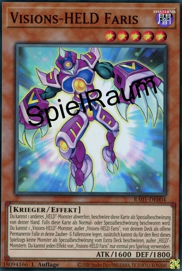 Vision HERO Faris (V.1 - Super Rare)