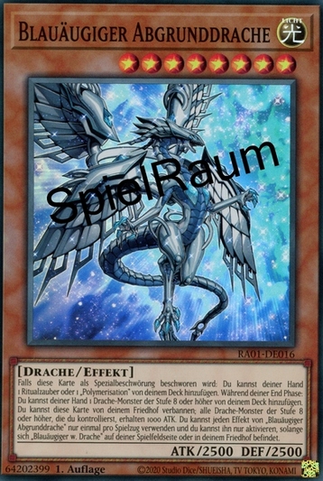 Blue-Eyes Abyss Dragon (V.1 - Super Rare)