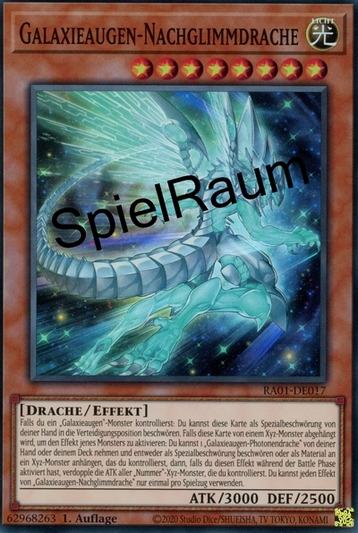 Galaxy-Eyes Afterglow Dragon (V.1 - Super Rare)