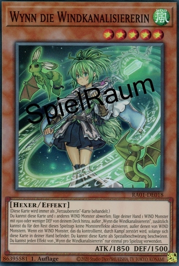 Wynn the Wind Channeler (V.1 - Super Rare)