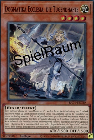 Dogmatika Ecclesia, the Virtuous (V.1 - Super Rare)