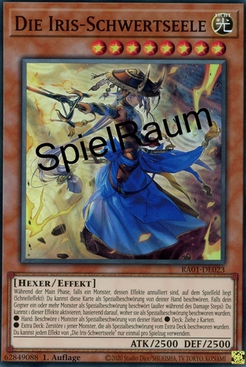 The Iris Swordsoul (V.1 - Super Rare)