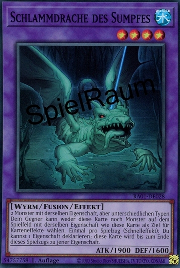 Mudragon of the Swamp (V.1 - Super Rare)