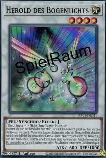 Herald of the Arc Light (V.3 - Secret Rare) Single: Yu-Gi-Oh! 25th Anniversary Rarity Collection Einzelkarte