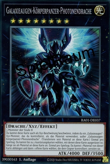 Galaxy-Eyes Full Armor Photon Dragon (V.1 - Super Rare)