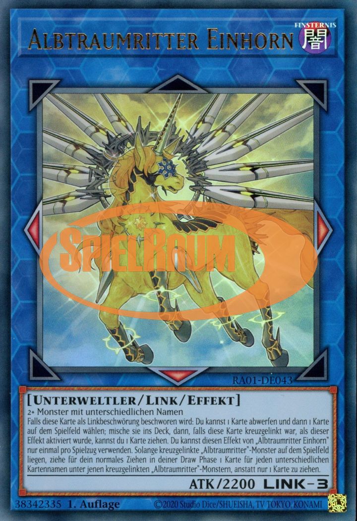 Knightmare Unicorn (V.4 - Platinum Secret Rare)