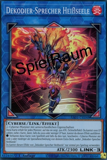 Decode Talker Heatsoul (V.1 - Super Rare)