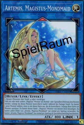 Artemis, the Magistus Moon Maiden (V.7 - Ultimate Rare) Single: Yu-Gi-Oh! 25th Anniversary Rarity Collection Einzelkarte