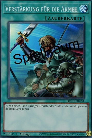 Reinforcement of the Army (V.1 - Super Rare)