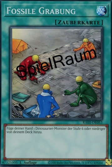 Fossil Dig (V.1 - Super Rare)