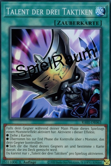 Triple Tactics Talent (V.1 - Super Rare)