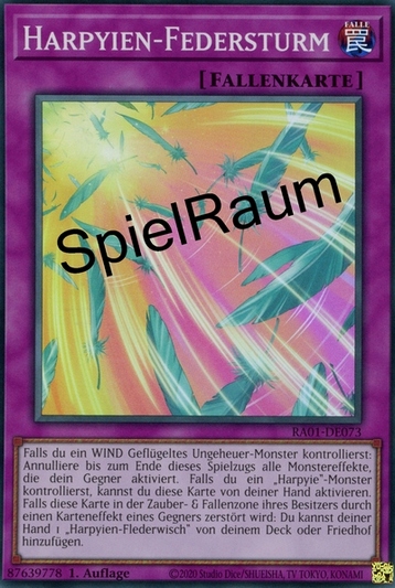 Harpie's Feather Storm (V.1 - Super Rare)