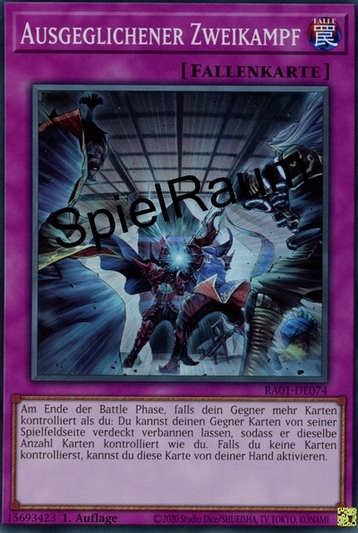 Evenly Matched (V.1 - Super Rare)