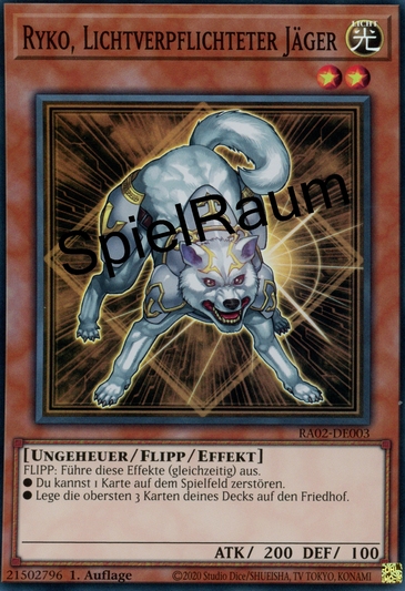 Ryko, Lightsworn Hunter (V.2 - Ultra Rare)
