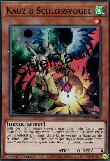 Droll & Lock Bird (V.7 - Platinum Secret Rare)