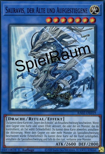 Sauravis, the Ancient and Ascended (V.2 - Ultra Rare)